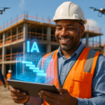 Ferramentas de inteligencia artificial na construção civil para gestão de obras.