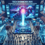 Tim Sweeney apresentando o State of Unreal 2025 com tecnologias da Epic Games.