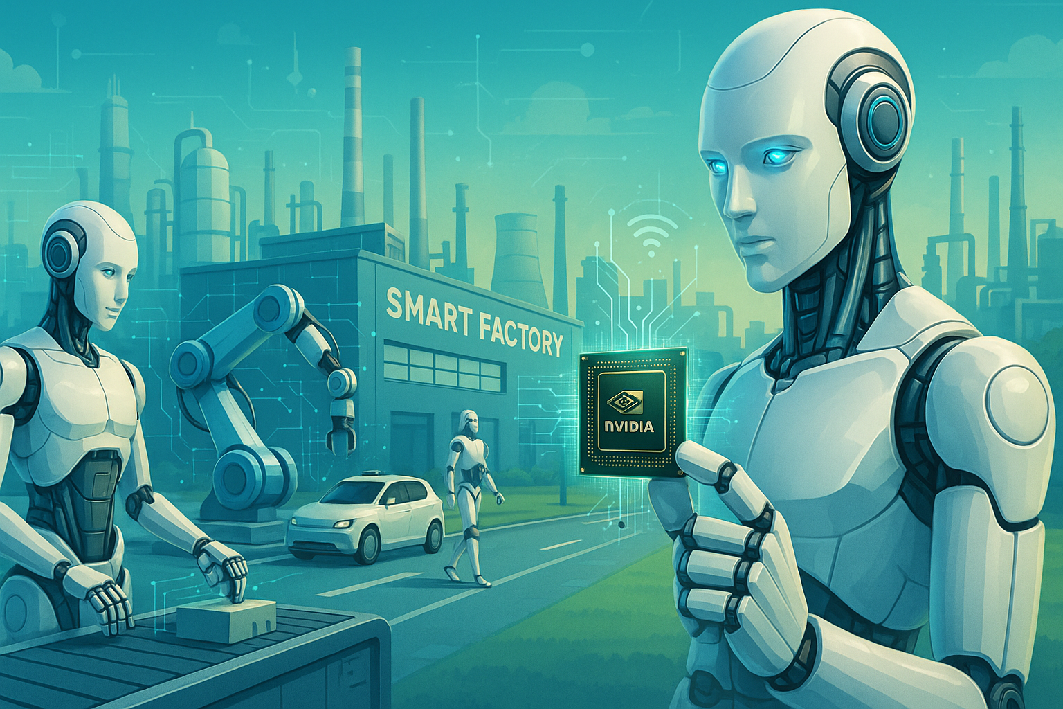Nvidia e IA Física em 2025: A Revolução da Automação para o MEI 1 Nvidia e IA Física em 2025: A Revolução da Automação para o MEI