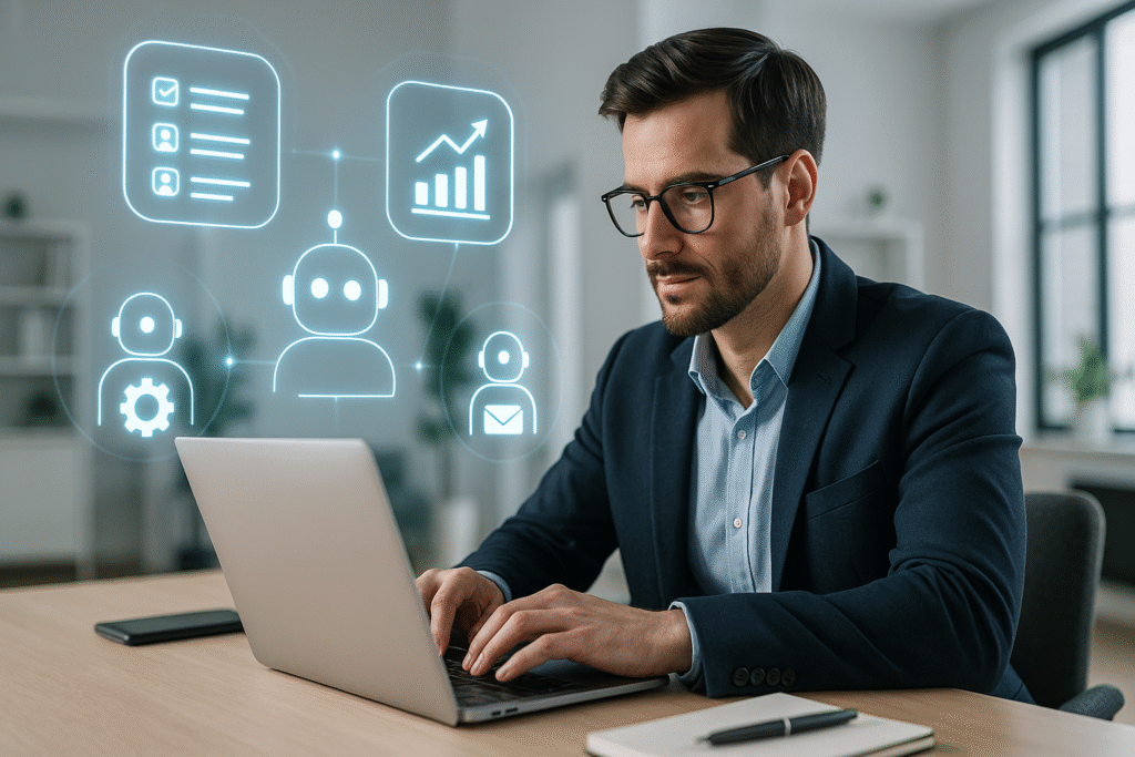 Agentes de IA para produtividade de negócios