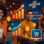 Empreendedores MEI no e-commerce no Fórum E-commerce Brasil 2025, com apoio do Sebrae