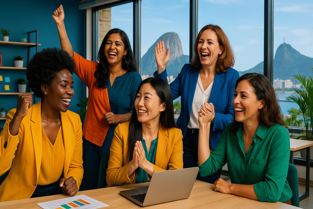 Empreendedorismo Feminino BRICS, Startups Lideradas por Mulheres, Inovação Global, Rio de Janeiro