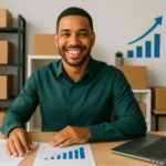 Empreendedor MEI trabalhando em seu negócio formalizado - Guia completo MEI 2025