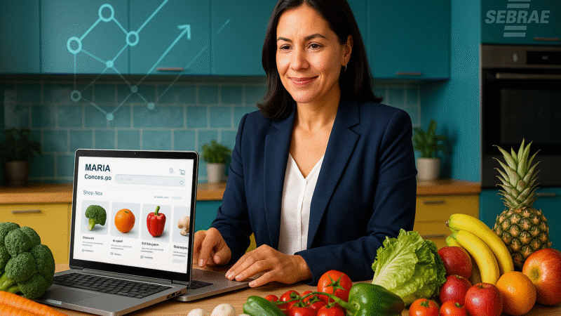 A Ascensão de Negócios Digitais: Sucesso com Alimentos Saudáveis e o Apoio Sebrae