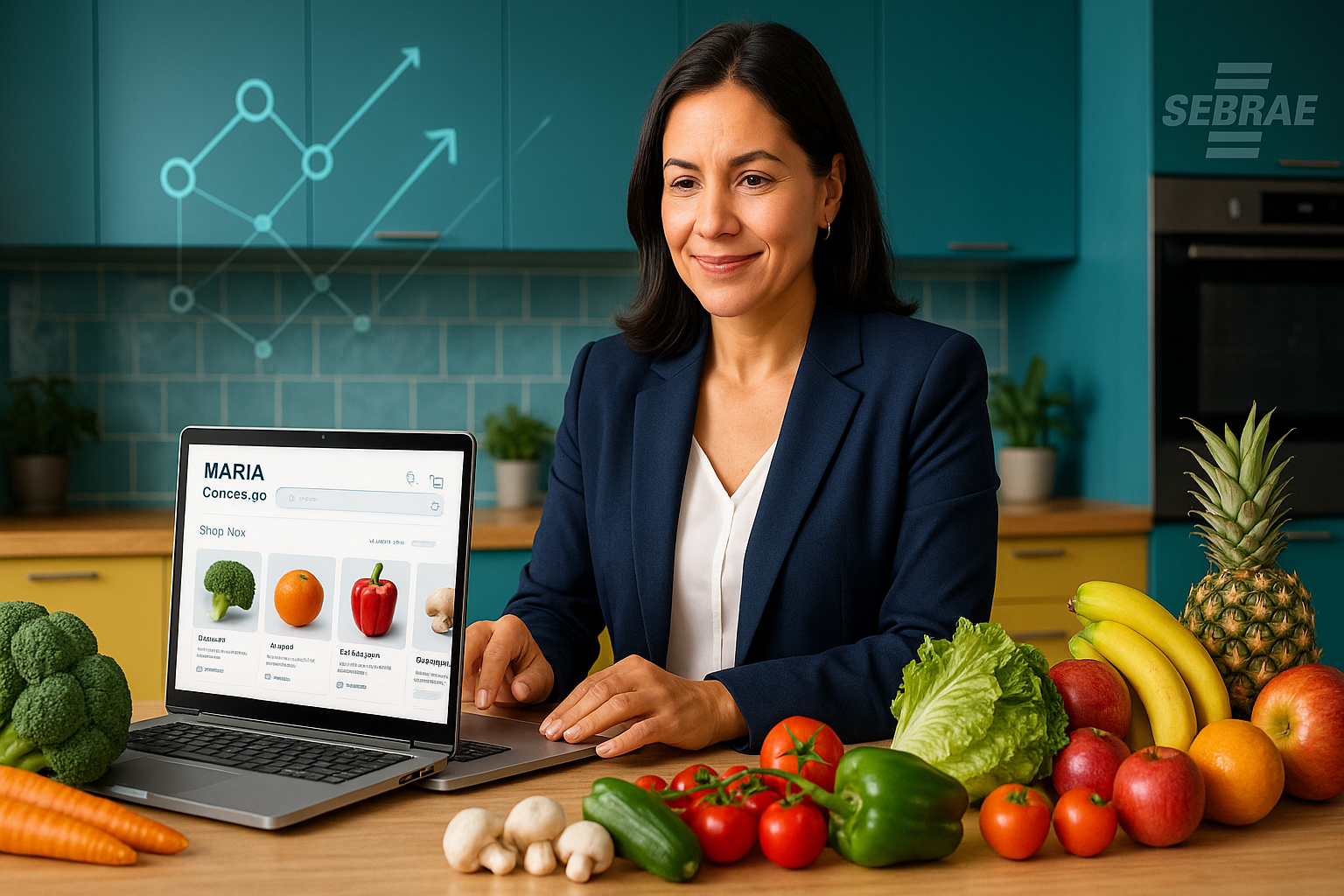 A Ascensão de Negócios Digitais: Sucesso com Alimentos Saudáveis e o Apoio Sebrae