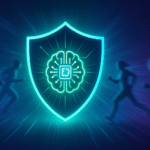 Escudo digital de segurança para agentes de IA protegendo um MEI