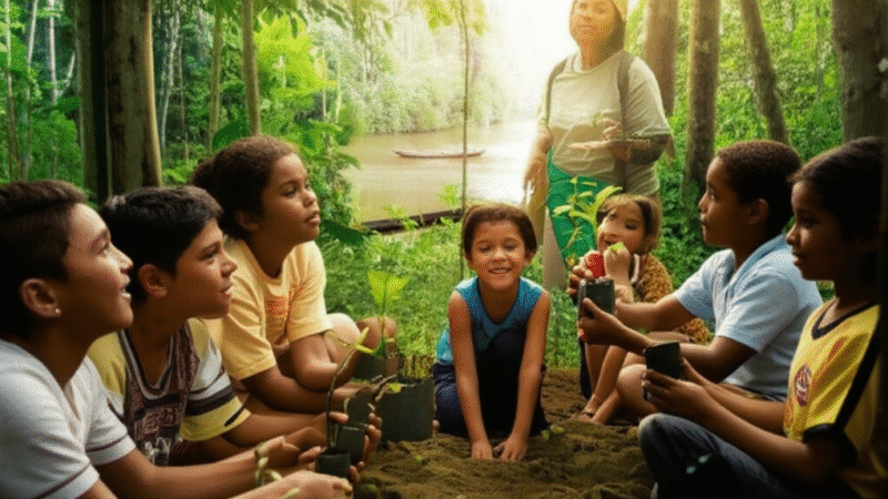 Escola da Floresta na Amazônia: Educação Sustentável e Bioeconomia para MEIs em 2025