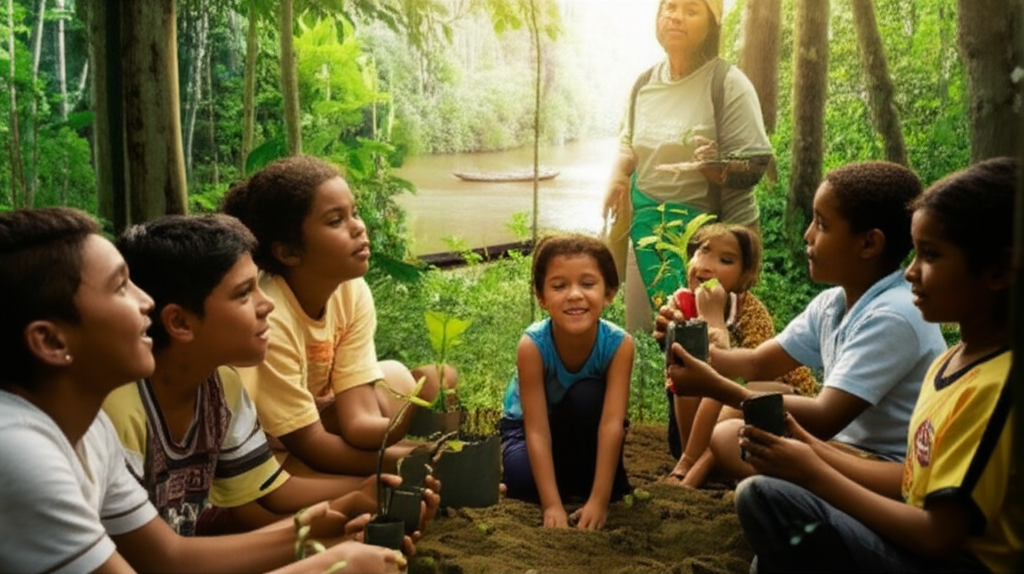 Escola da Floresta na Amazônia: Educação Sustentável e Bioeconomia para MEIs em 2025